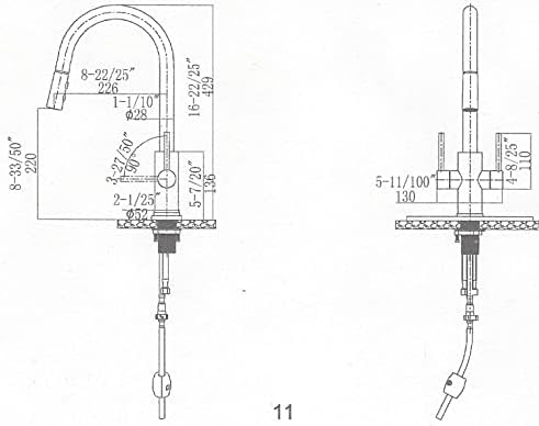 Kitchen Faucet 2 Handle