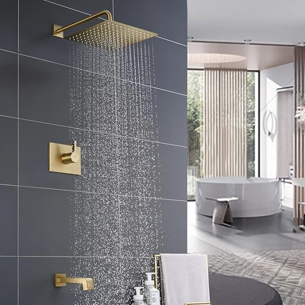 Tub & Shower Faucet Set (12 inch)